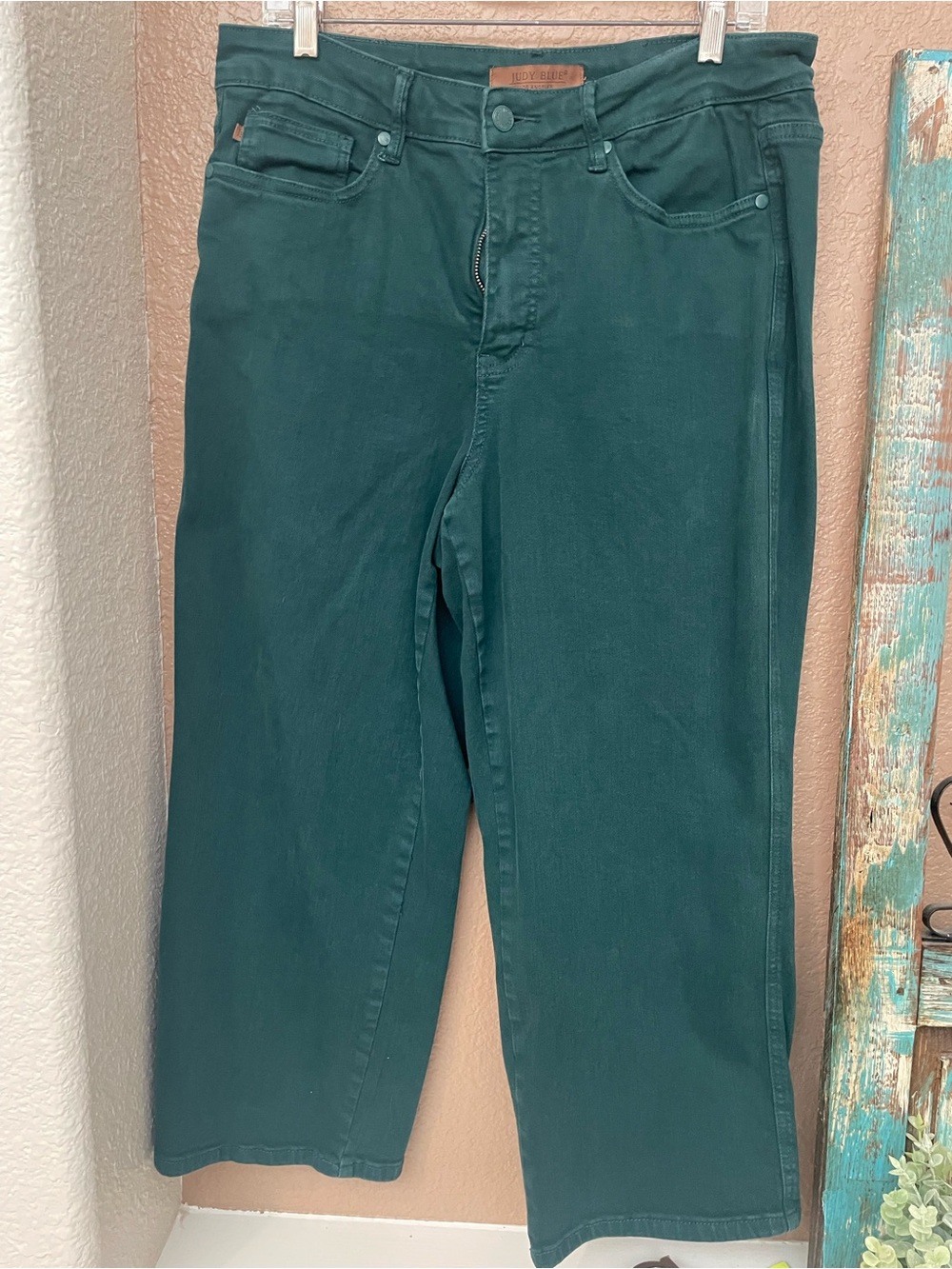Judy Blue Teal Straight-Leg Women’s Jeans